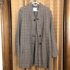 Old Navy Multi Color Houndstooth Coatigan